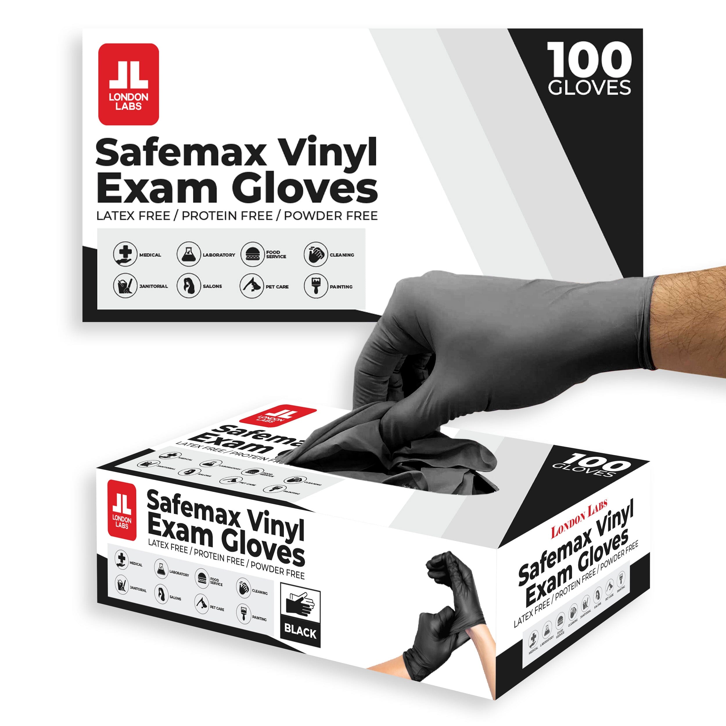 SYNTHETIC VINYL Exam Gloves - 5Mil - LondonLabs – London Labs